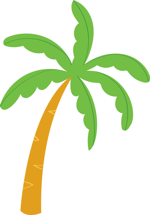 Summer Tropical Travel Graphic 2 Palm Tree